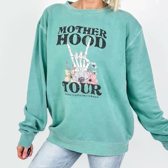*NEW* Timber + Gray Motherhood World Tour Premium Crewneck Sweater - Picture 1 of 4